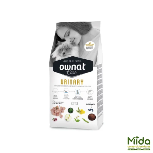 Pienso OWNAT Care Urinary para Gatos Sensibles a Afectaciones del Tracto Urinario