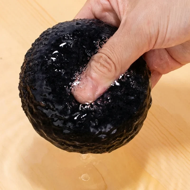 Éponge Konjac Bio au Charbon actif - Kyuké