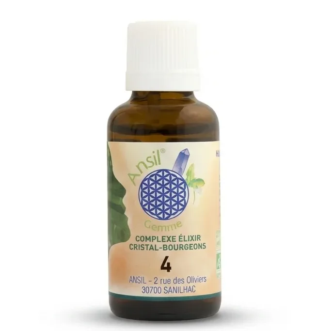 Complexe bio d’Hémimorphite, d’Eglantier, de Cassis et de Sequoia - 30 ml - Ansil