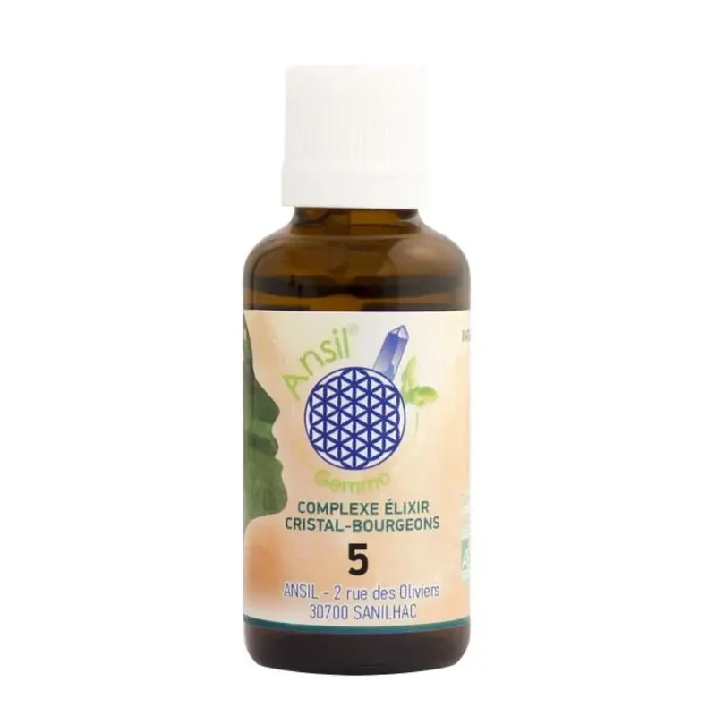Complexe bio de Rhodochrosite, Framboisier, Airelle & Tilleul - 30 ml - Ansil