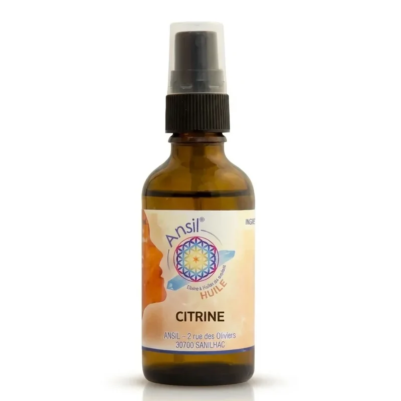 Citrine (huile de cristal) - 50 ml - Ansil