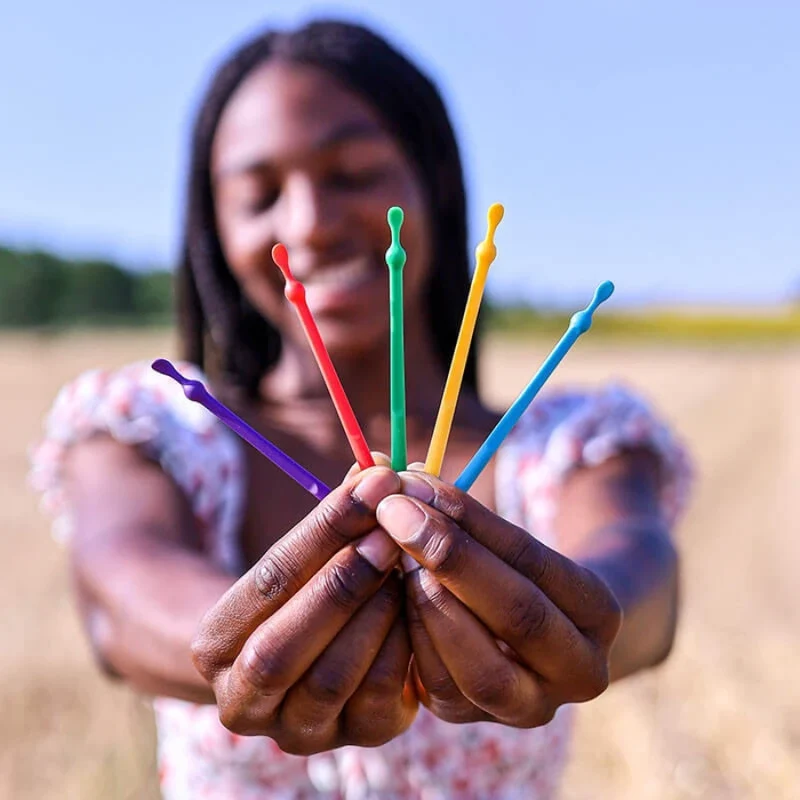 Oriculi en bioplastique - Violet - Lamazuna