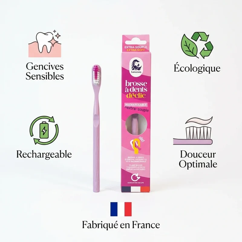 Brosse à Dents rechargeable - Extra souple - Lamazuna