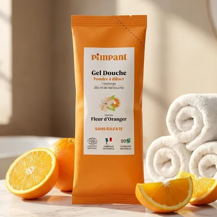 Recharge Gel douche à Diluer - Fleur d'oranger - Pimpant