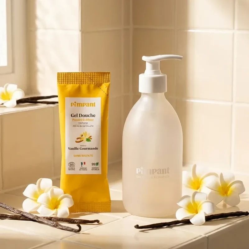 Recharge de Gel douche à Diluer - Vanille Gourmande - Pimpant