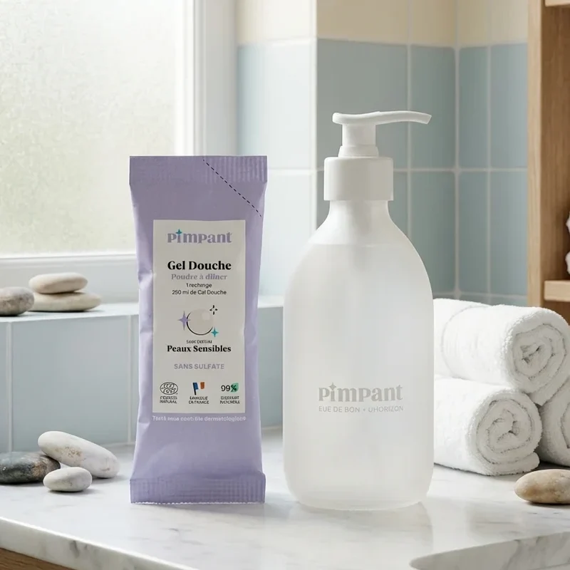 Kit Découverte Gel Douche en Poudre - Peaux Sensibles - Pimpant