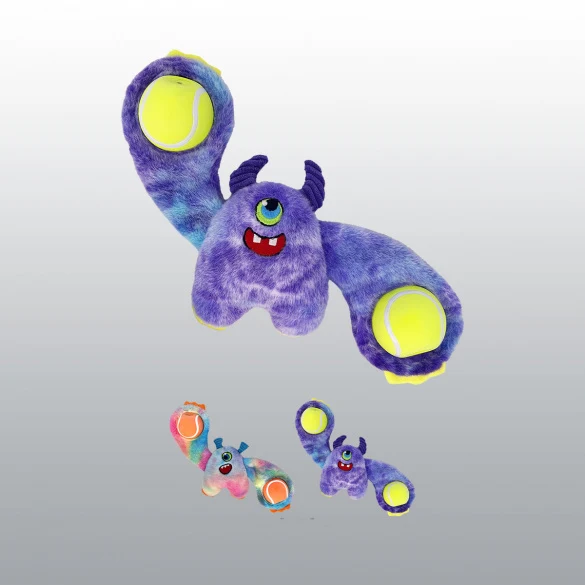 Jouet Kong Woozles monster pour chien