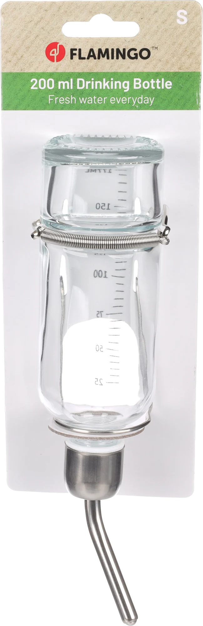 FLAMINGO 4xBiberon Athina en Verre Rongeur 400ml