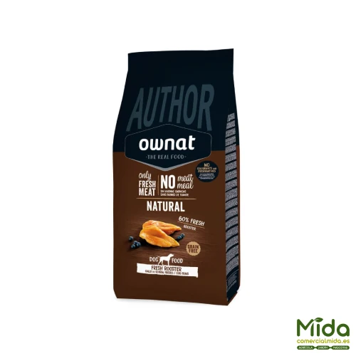 Pienso OWNAT Author Grain Free Fresh Rooster para Perros