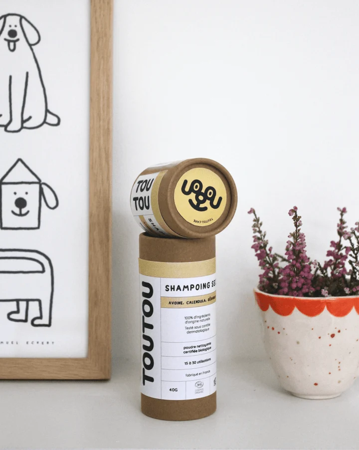 Shampoing sec pour chien Bio