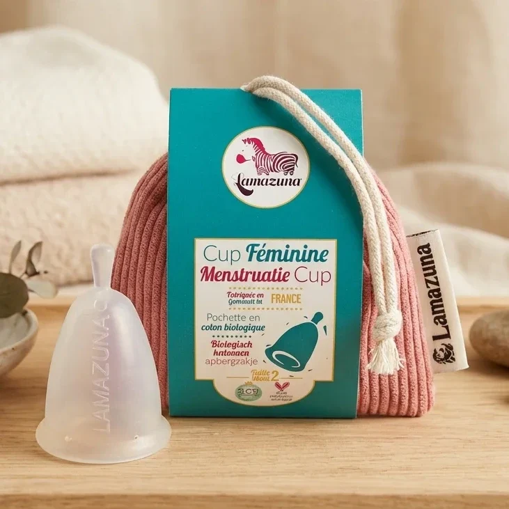 Cup menstruelle avec pochon - taille 2 - Lamazuna