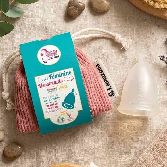 Cup menstruelle avec pochon - taille 2 - Lamazuna