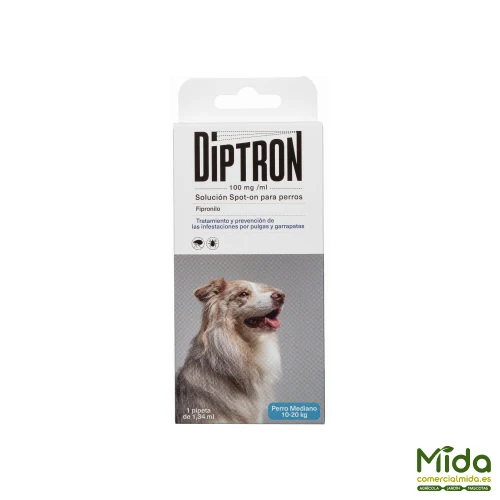 Quimunsa DIPTRON Solución Spot On Antiparasitario Perros