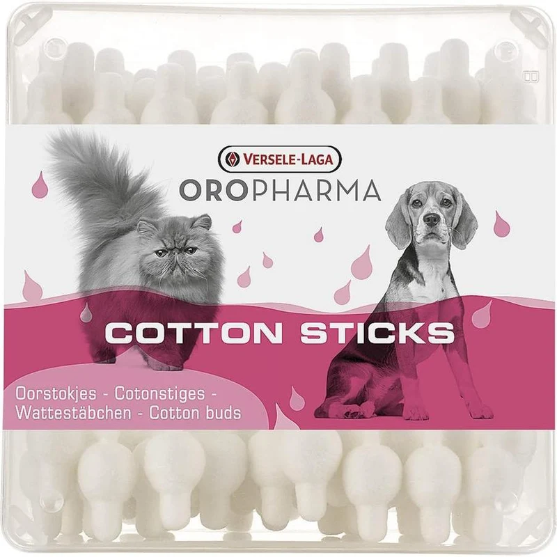 VERSELE LAGA Oropharma Cotton Sticks 56 Bâtonnets Ouatés 100% Coton