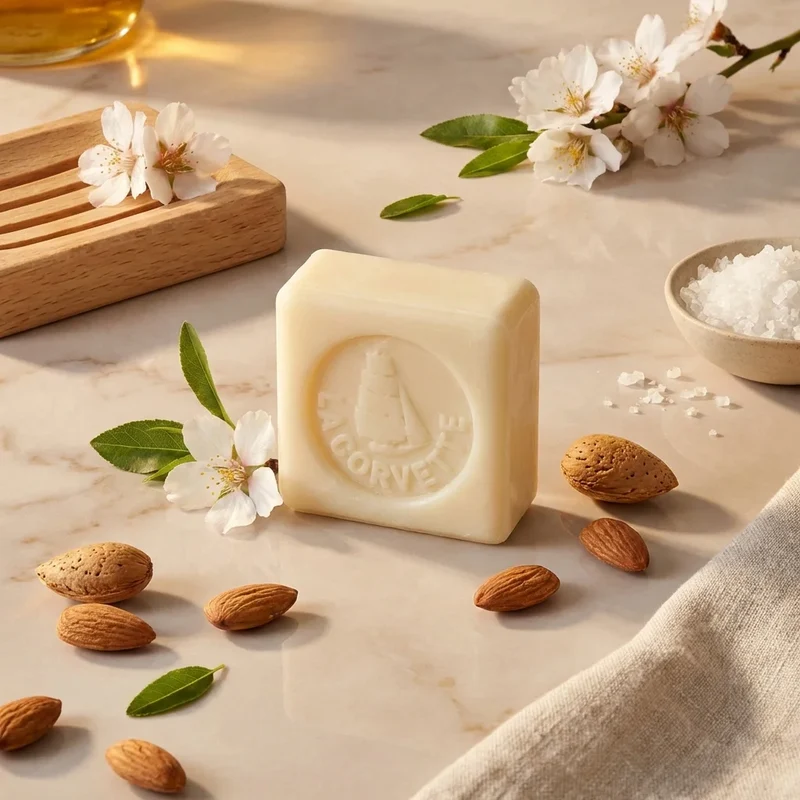 Savon de Marseille douceur bio - amande douce - 100g - La Corvette