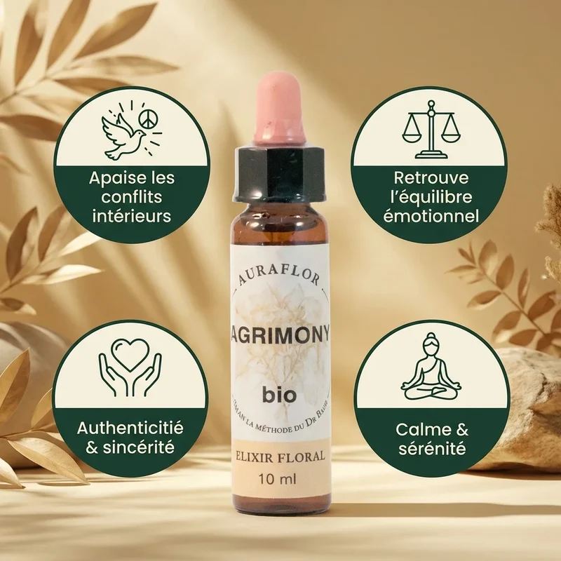 Fleur de Bach Agrimony bio - 10 ml - Dioter