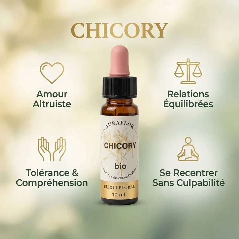 Fleur de Bach Chicorée Bio - 10 ml - Dioter