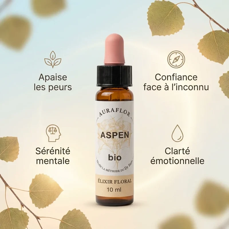 Fleur de Bach Aspen (Tremble) bio - 10 ml - Dioter