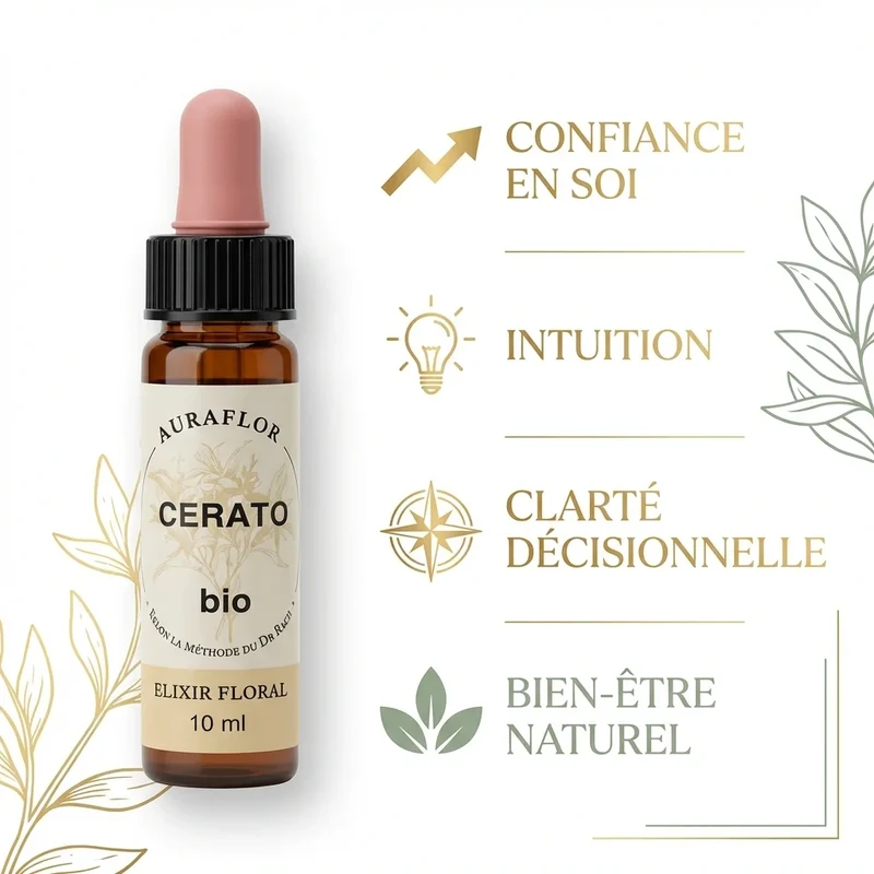 Fleur de Bach Cerato Bio - 10 ml - Dioter