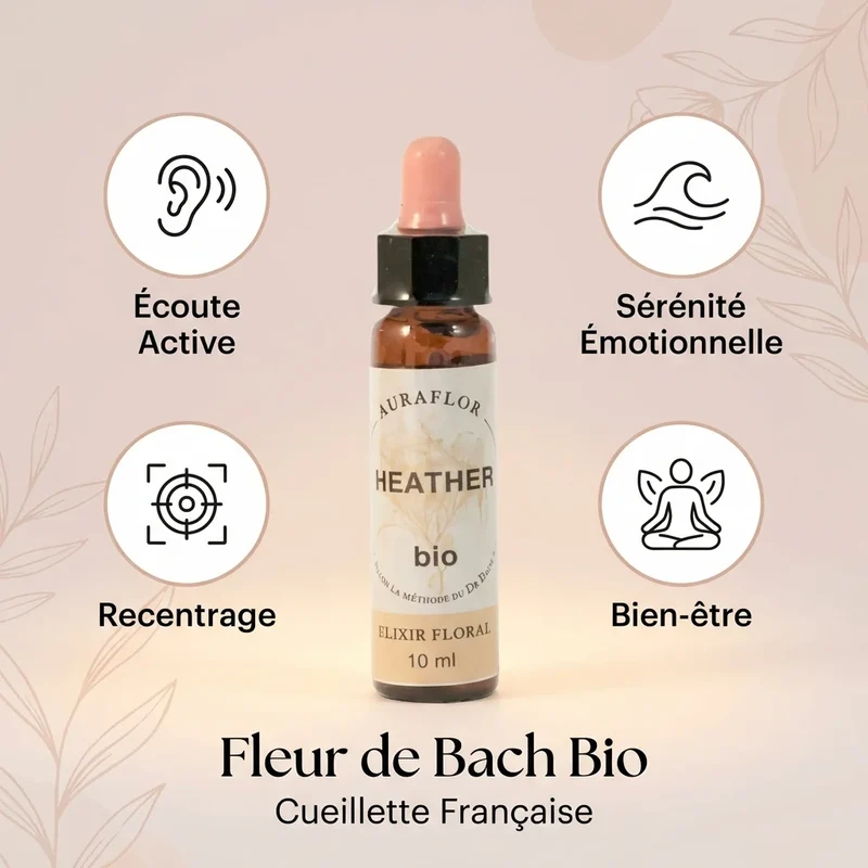 Fleur de Bach bruyère bio - 10 ml - Dioter