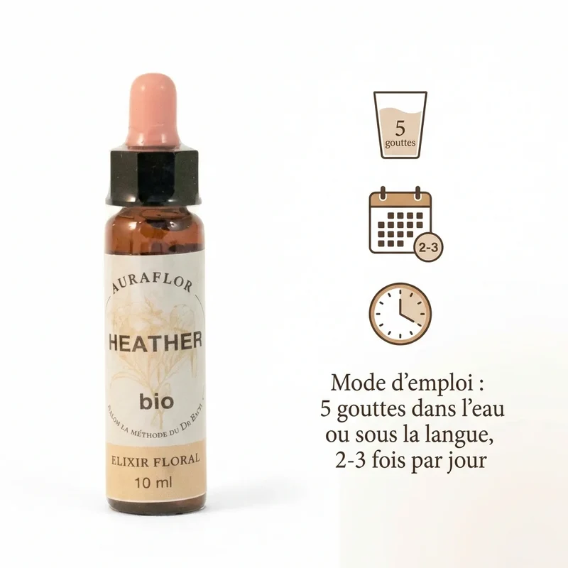 Fleur de Bach bruyère bio - 10 ml - Dioter