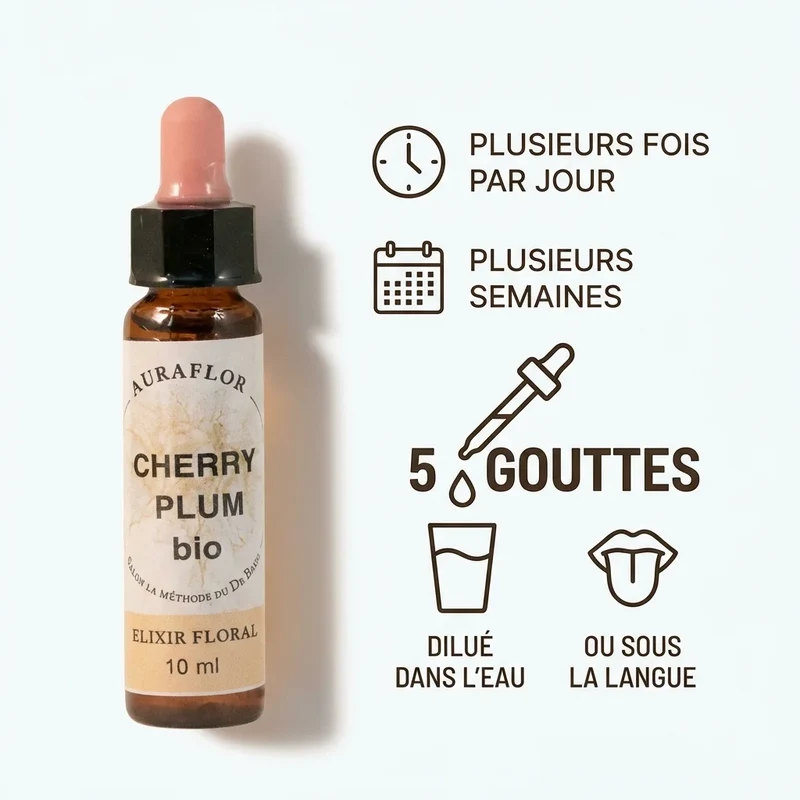 Fleur de Bach Prunus Bio - 10 ml - Dioter