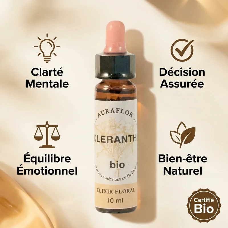 Fleur de Bach Scléranthe Bio - 10 ml - Dioter