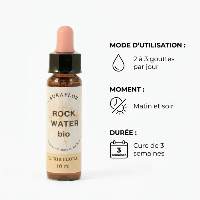 Fleur de Bach Eau de roche bio - 10 ml - Dioter