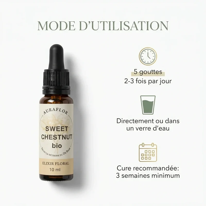 Fleur de Bach Châtaigner Bio - 10 ml - Dioter