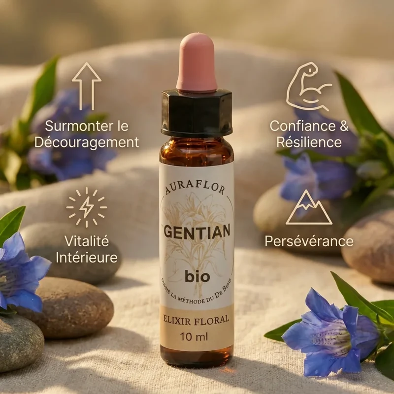 Fleur de Bach Gentiane bio - 10 ml - Dioter