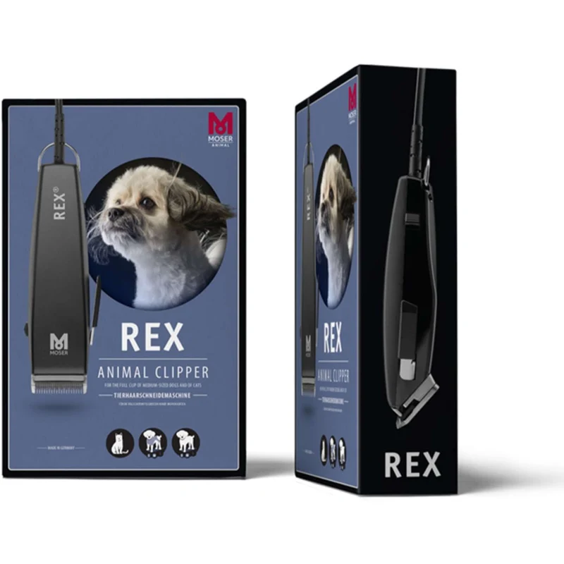WAHL Rex 1230-0477 Tondeuse Professionnelle pour Chiens et Chats Filaire Silencieuse 60 dB