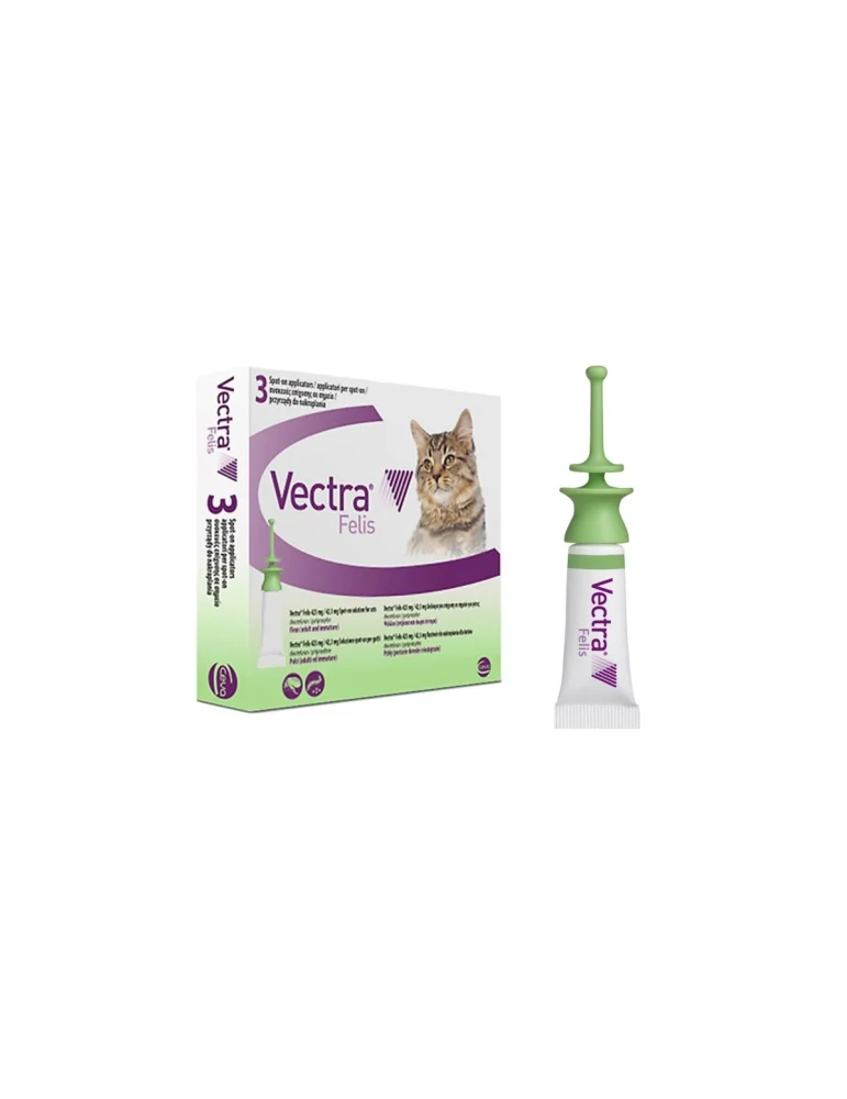 VECTRA Pipettes antiparasitaires vétérinaires pour chiens 4-10 kg 3 pipettes