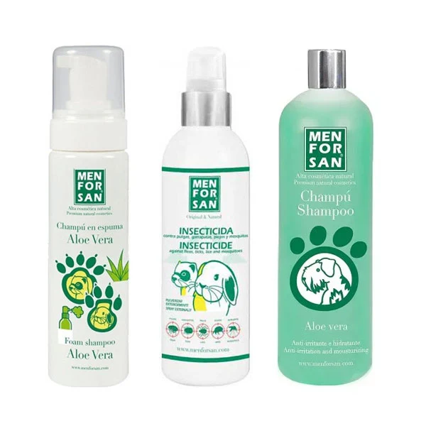 PACK MENFORSAN ROEDORES: champú + antiparásitos + espuma