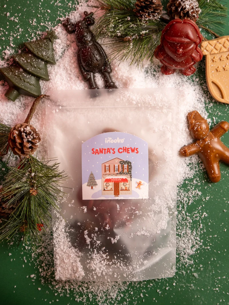 Friandises de Noël pour chien - Santa's Chews ⛄🎅🎄 - inooko
