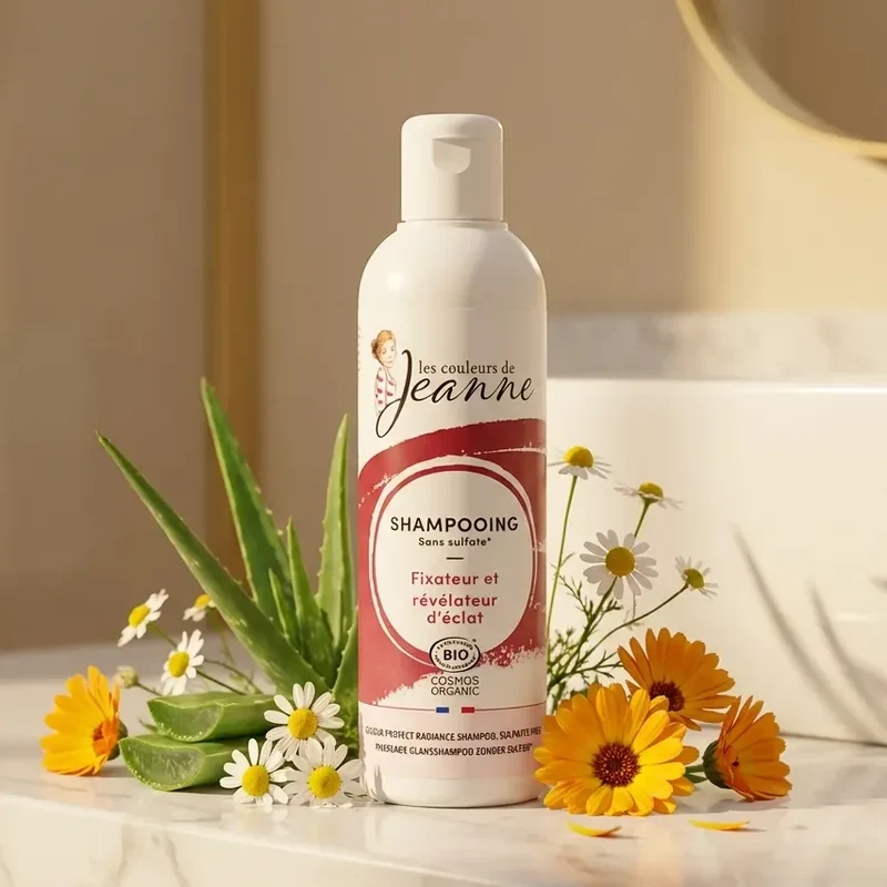 Shampoing Fixateur & Révélateur d'Éclat Bio - 230 ml - Les Couleurs de Jeanne