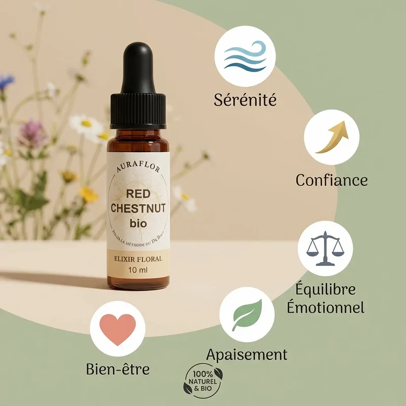 Fleur de Bach Marronier Rouge Bio - 10 ml - Dioter