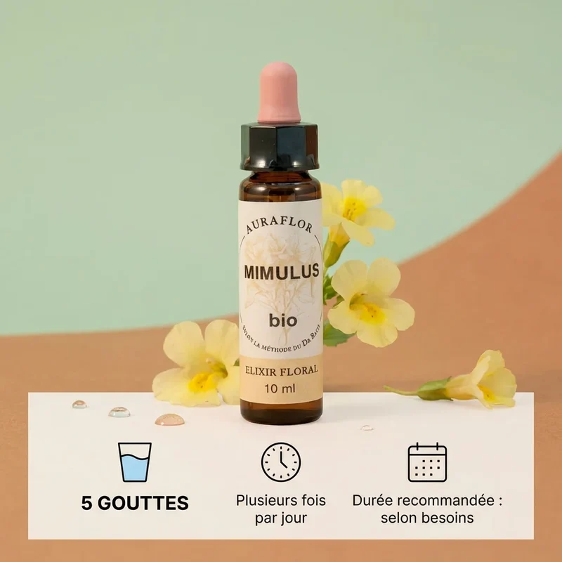Fleur de Bach Mimule bio - 10 ml - Dioter