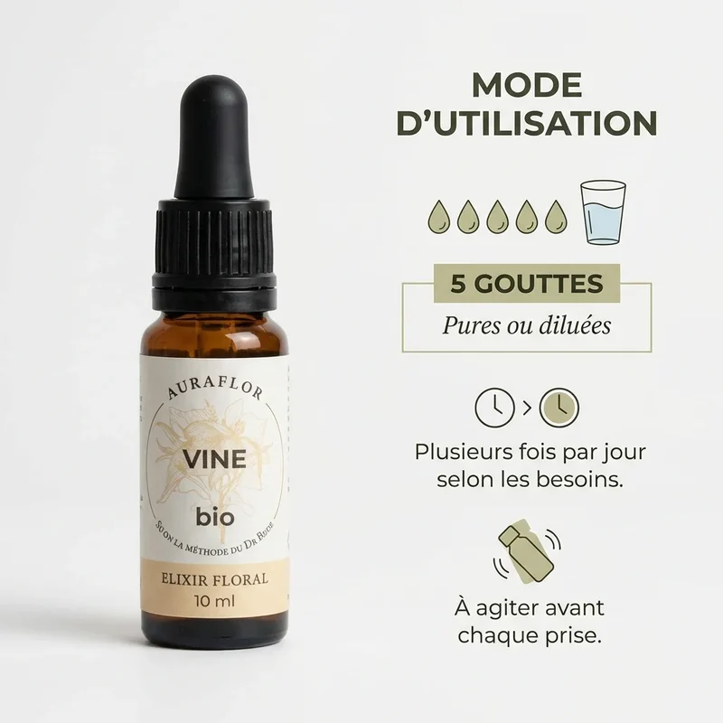 Fleur de Bach vigne bio - 10 ml - Dioter