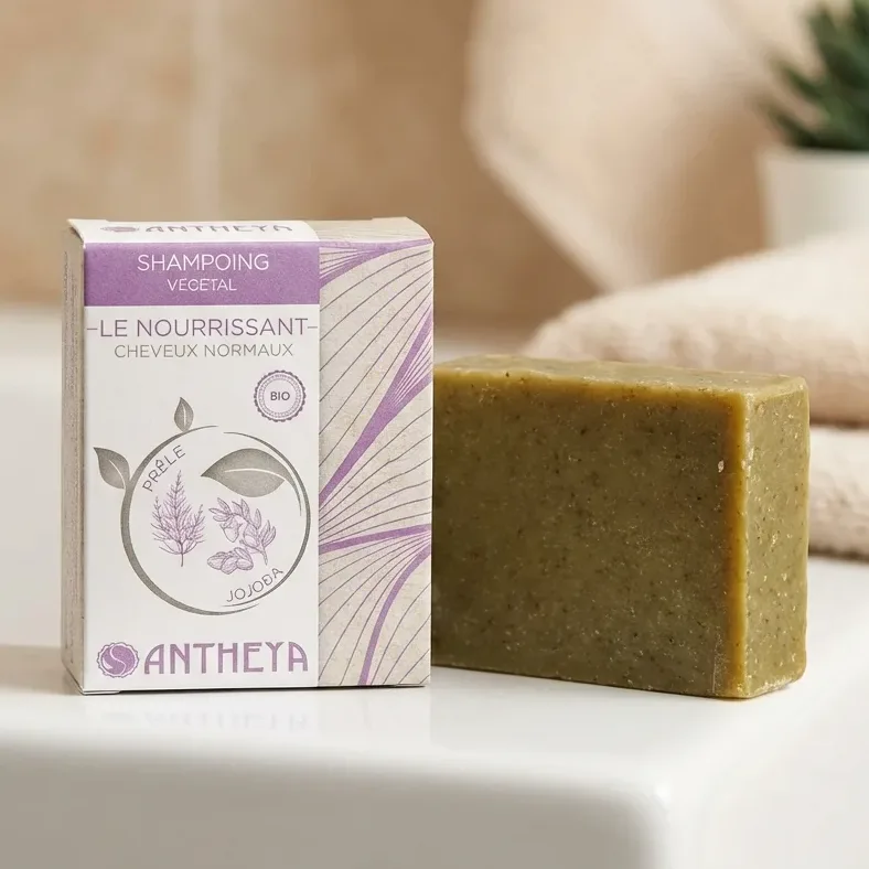 Shampoing solide - nourrissant et réparateur - 100 g - Antheya