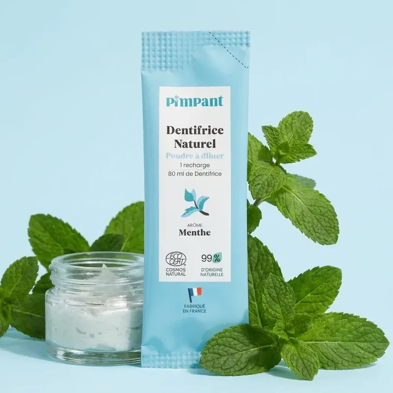 Dentifrice Menthe en Poudre à Diluer - 8 g - Pimpant
