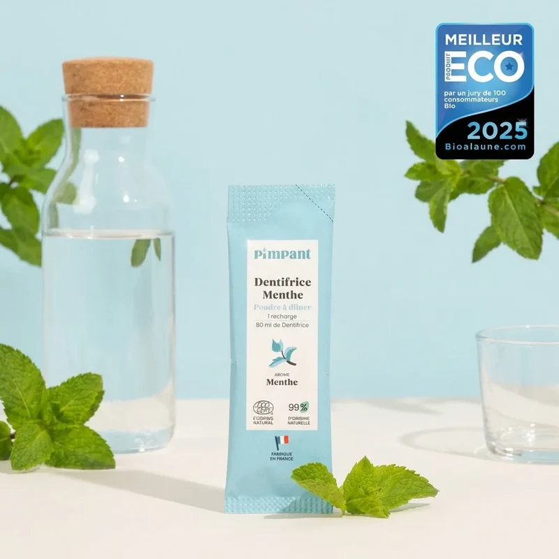 Dentifrice Menthe en Poudre à Diluer - 8 g - Pimpant