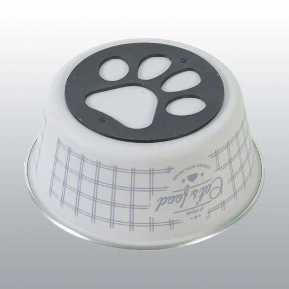 Gamelle antidérapante inox 400 ml pour chat