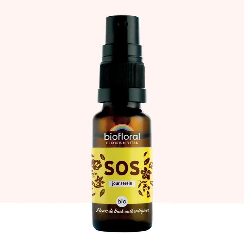 Spray Bio aux Fleurs de Bach - SOS Jour Serein - 20 ml - Biofloral