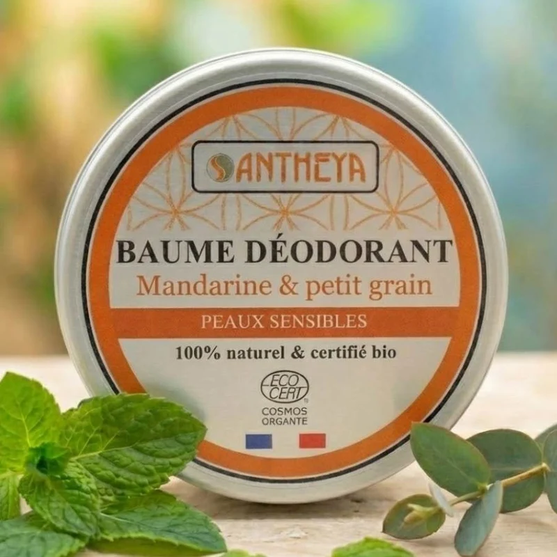 Baume Déodorant - Mandarine & Petit grain - Antheya