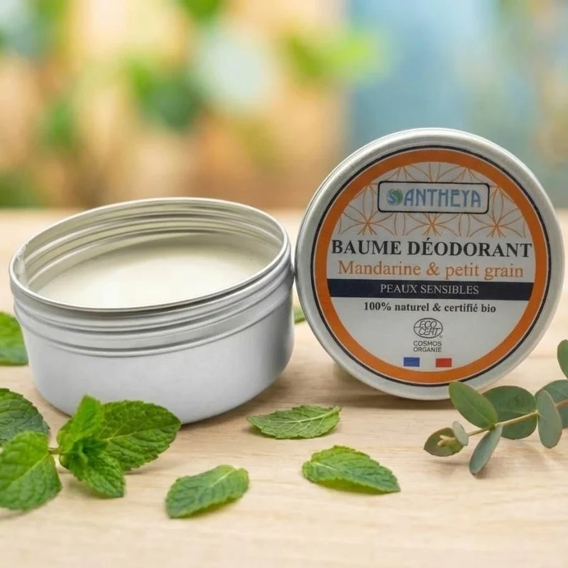 Baume Déodorant - Mandarine & Petit grain - Antheya