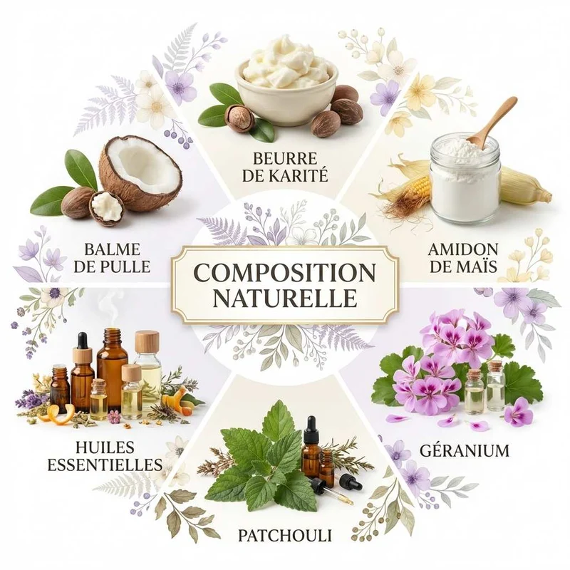 Baume Déodorant - Géranium & Patchouli - Antheya