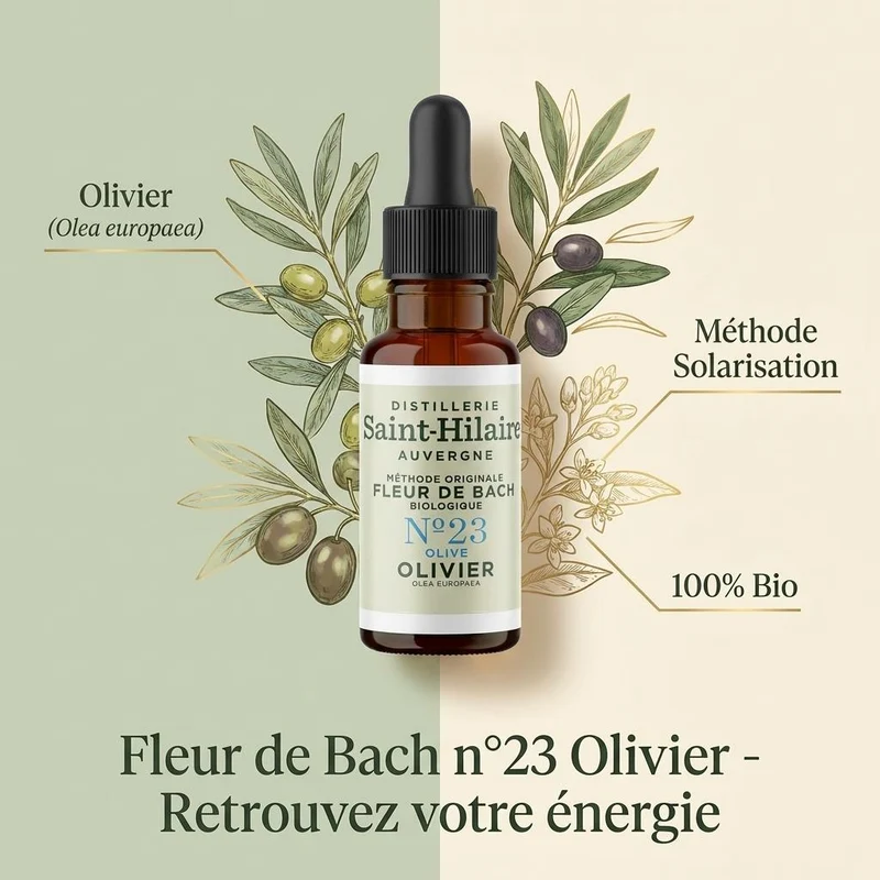 Fleur de Bach Olivier bio n°23 - 20ml - Saint-Hilaire