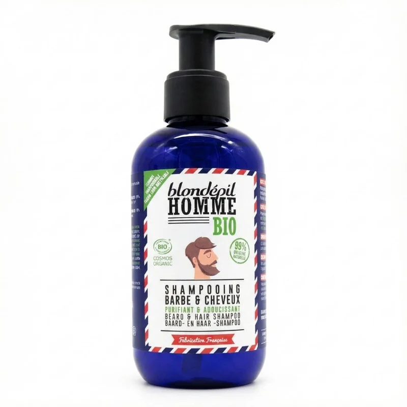 Shampoing Barbe & Cheveux - 200 ml - Blondépil