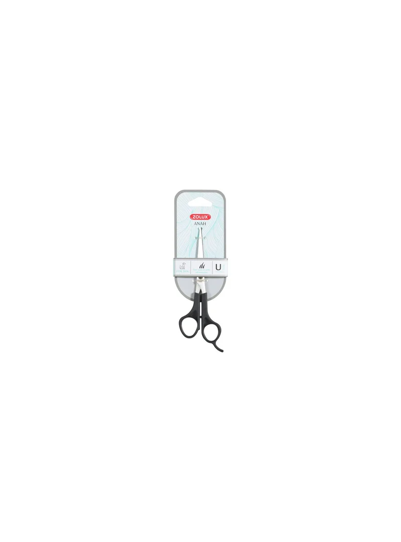 ZOLUX Anah Ciseaux droits pour chien 16,8 cm toilettage zones sensibles