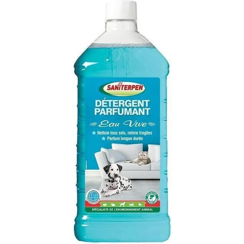 SANITERPEN Détergent Désinfectant Parfumant Eau Vive 1L